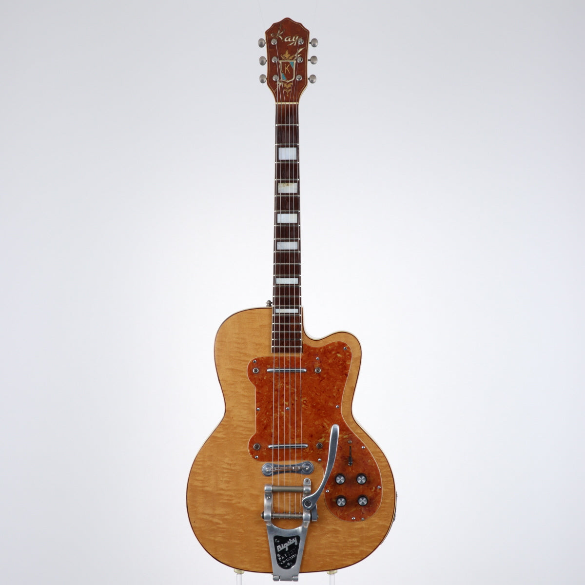 USED Kay / 1950s K-161 Thin Twin MOD Natural [12]