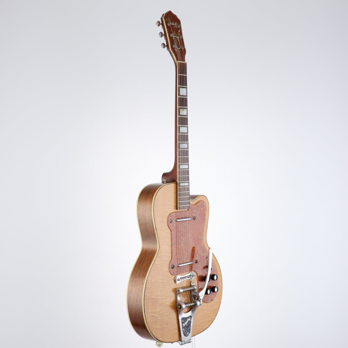 USED Kay / 1950s K-161 Thin Twin MOD Natural [12]