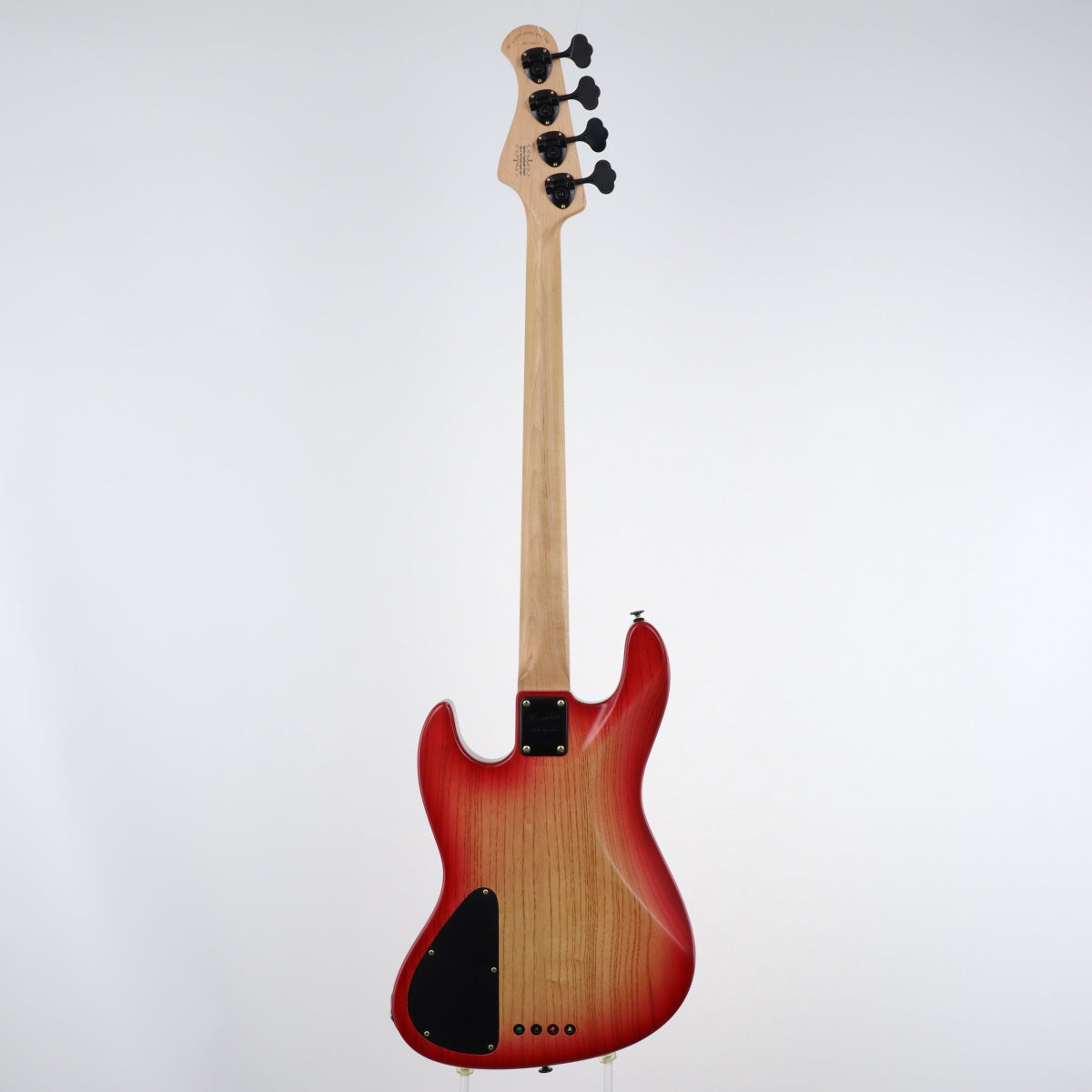 ベース Bacchus WOODLINE417AC/EWC-BP'18 Bacchus EXOTIC WOOD CUSTOM バールポプラTOPモデル 完成
