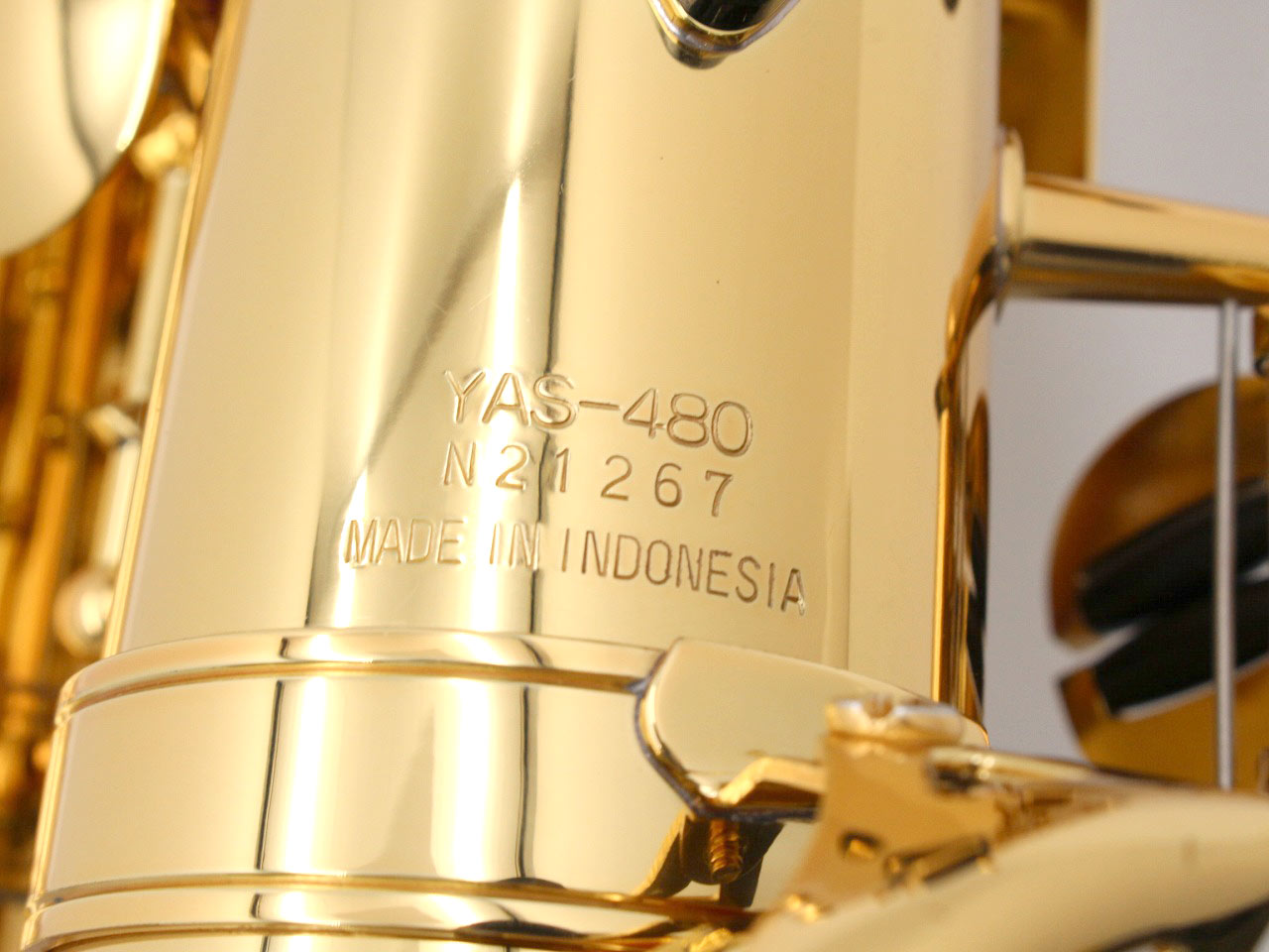 [SN N21267] USED YAMAHA / Alto saxophone YAS-480, current model, all tampos replaced [20]