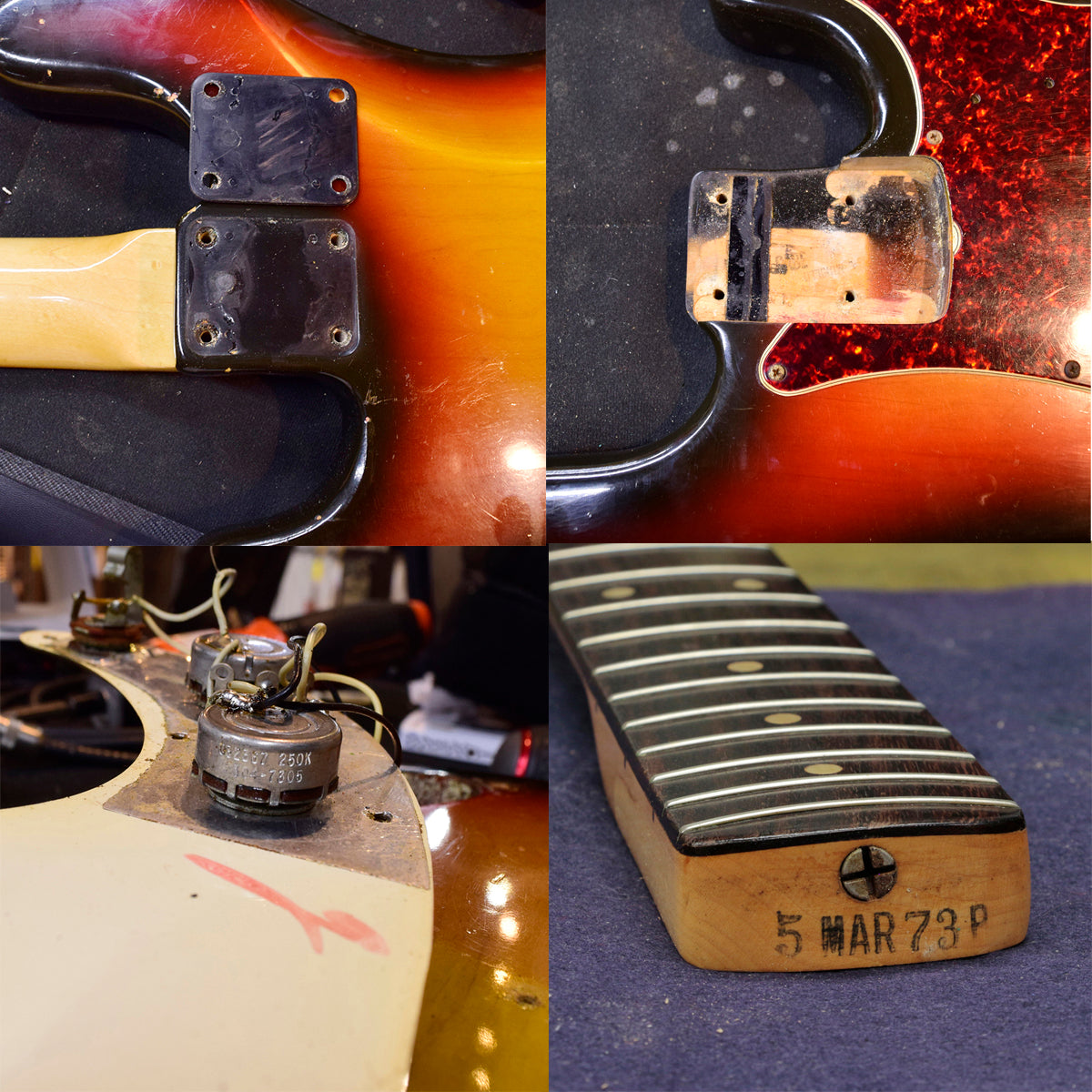 [SN 5MAR73B] USED Fender / Vintage 1973 Precison Bass Sunburst [06]