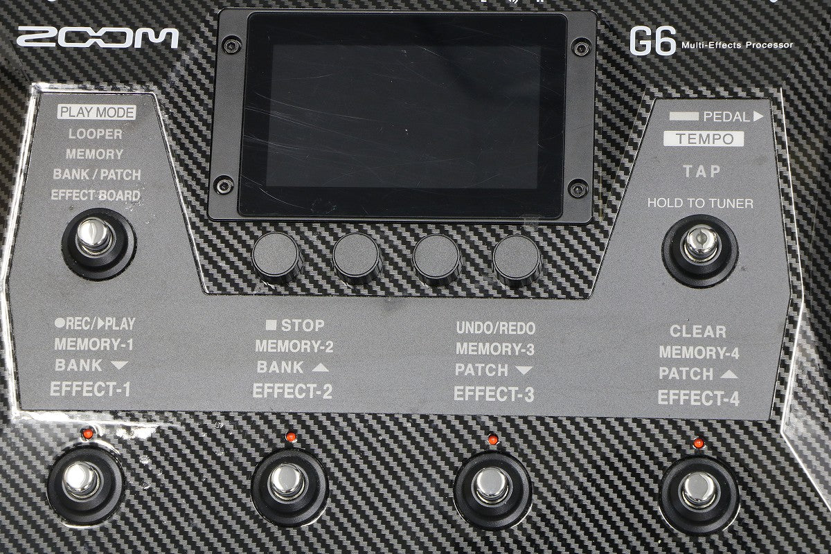 [SN C62012827] USED ZOOM / G6 Multi-Effects Processor Case &amp; BTA-1 included [03]