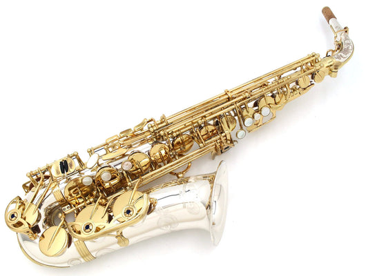 [SN 00381580] USED Yanagisawa / Alto Saxophone A-WO37 Sterling Silver Lacquer Finish Heavy Weight [11]