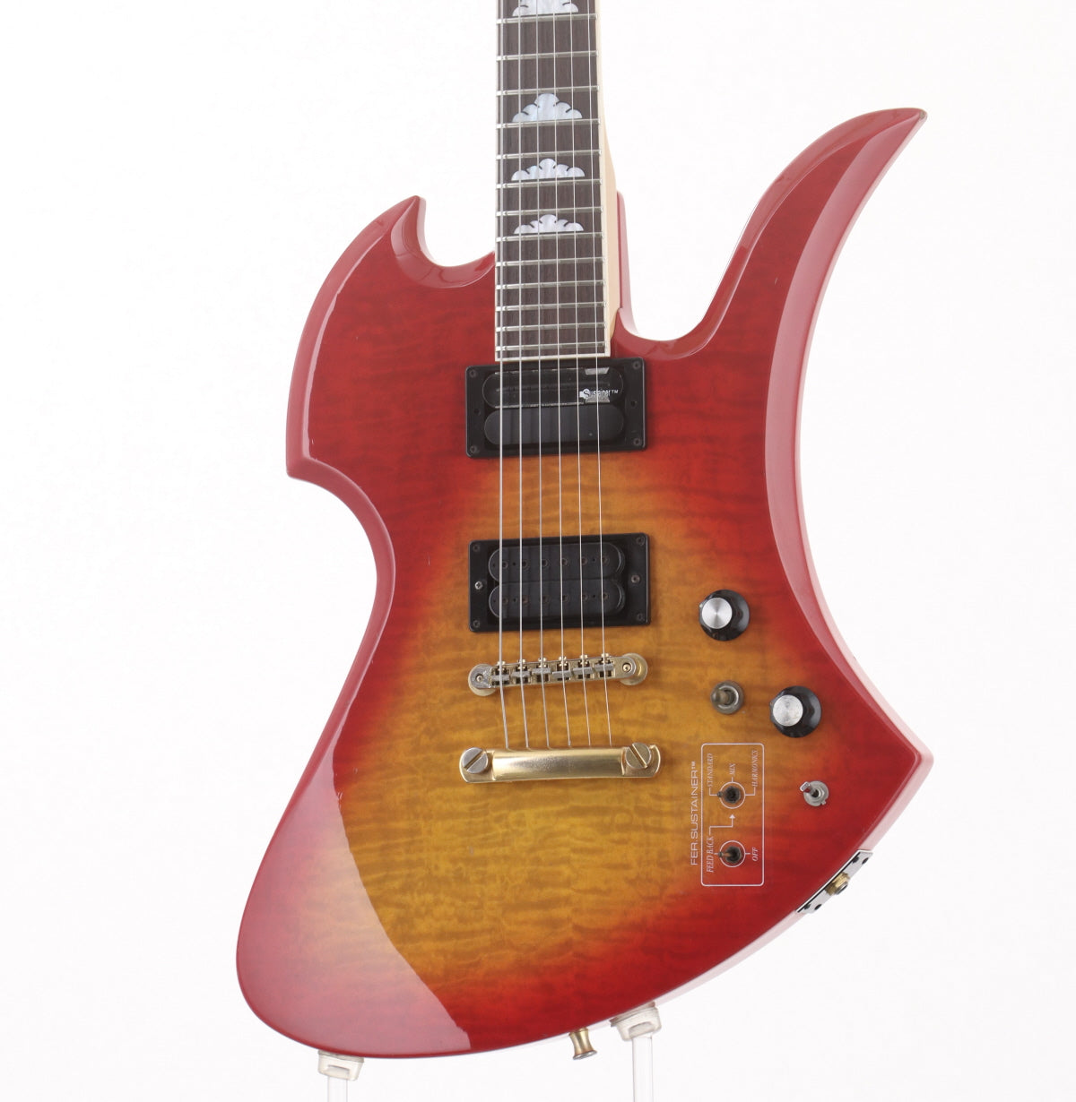 USED Burny / MG-130S hide Signature Model Cherry Sunburst [2.94kg] Fernandez Burny Hide Model [08]
