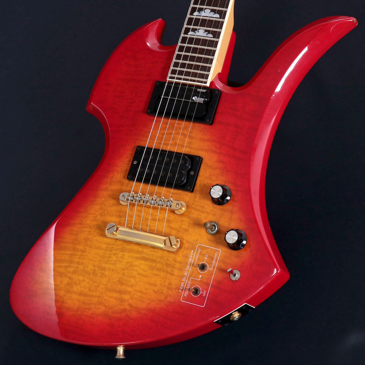 USED Burny / MG-130S hide Signature Model Cherry Sunburst [2.94kg] Fernandez Burny Hide Model [08]