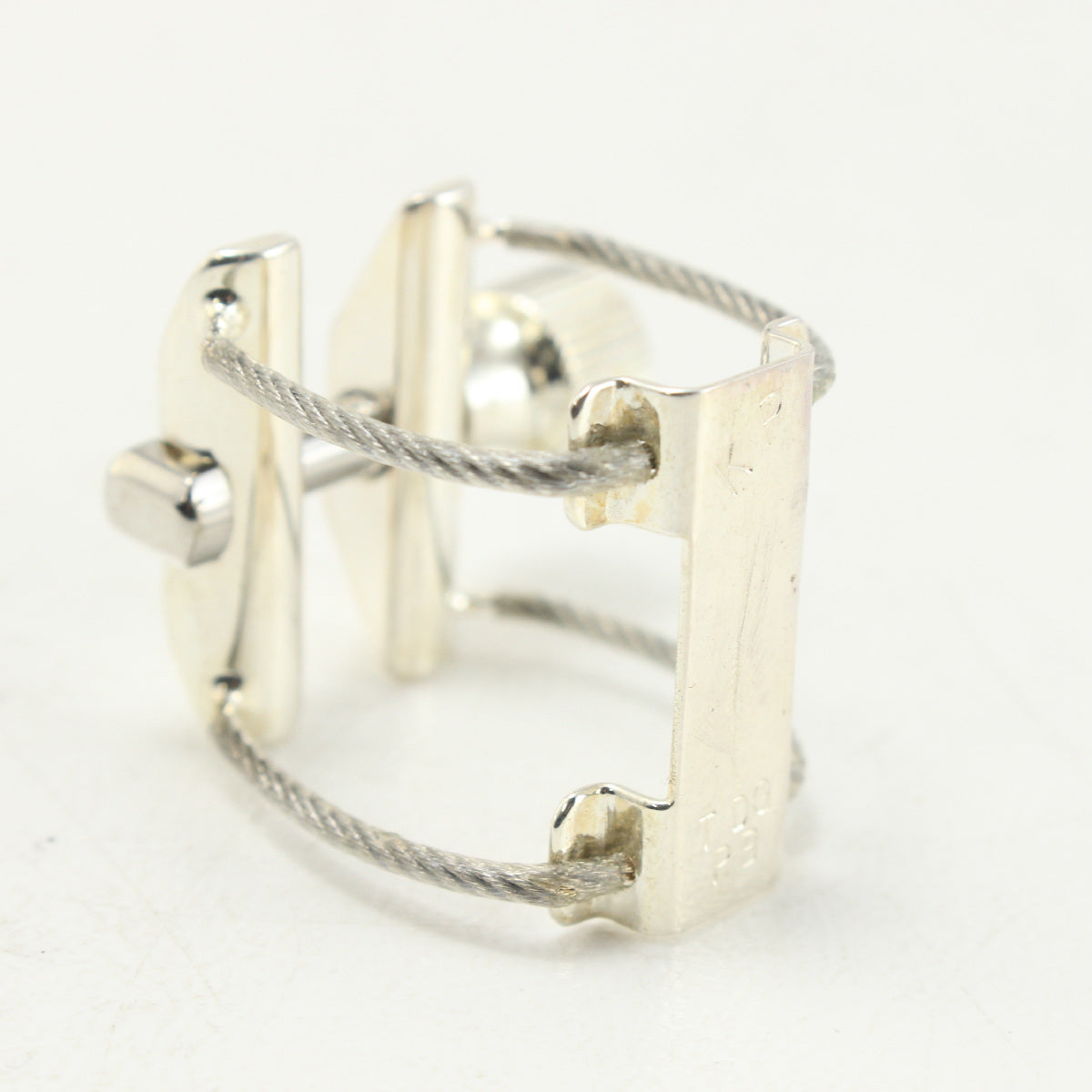 USED K PLUME Cape Room / Tenor metal size ligature TDG-PBSP [03]
