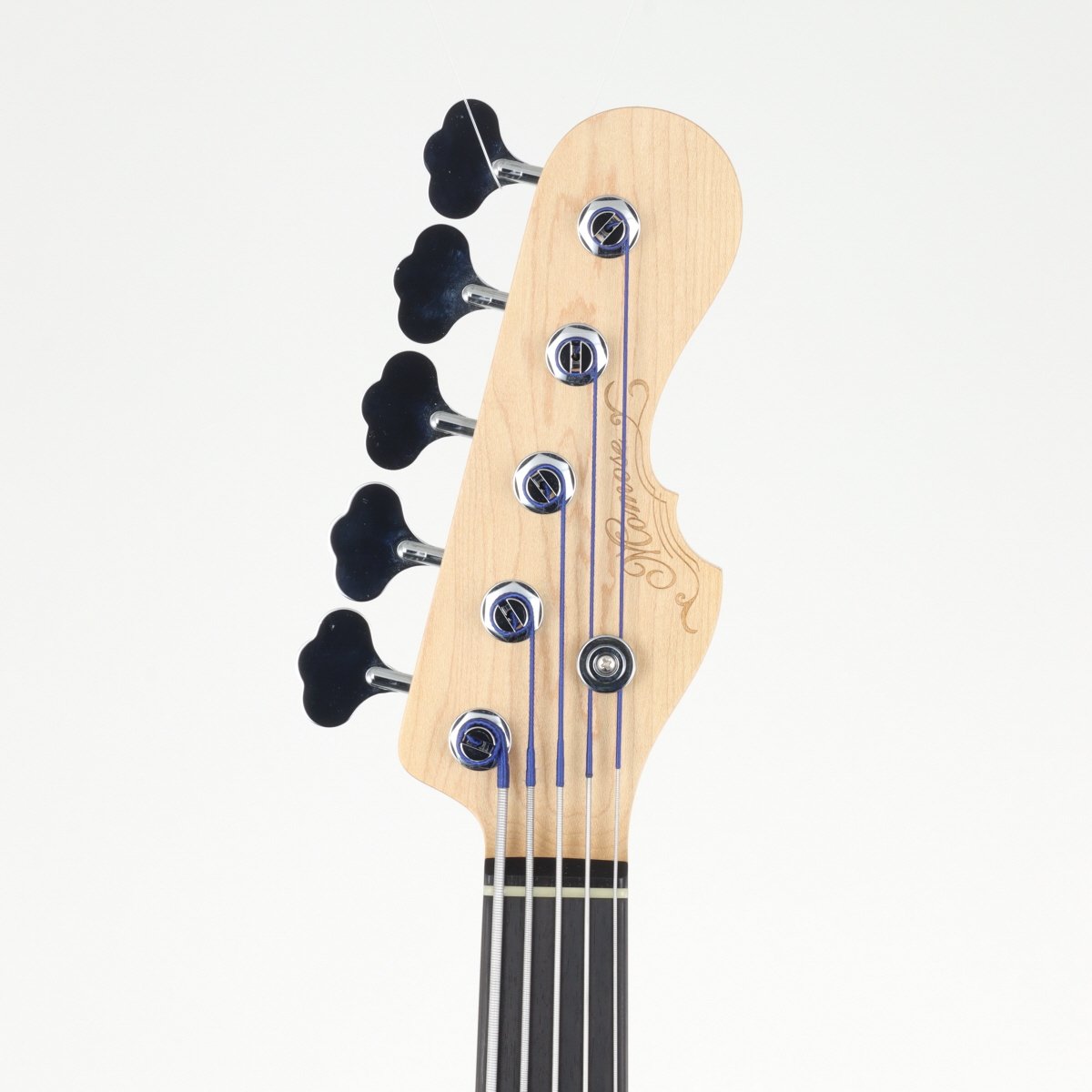 [SN 12867] USED Momose / MJ Five-1 STD Fretless Surf Green [11]