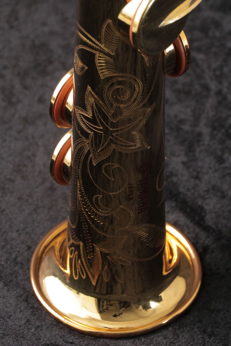 [SN 4457] USED YAMAHA / YSS-62 Soprano saxophone SN.4xxx all tampos replaced [03]