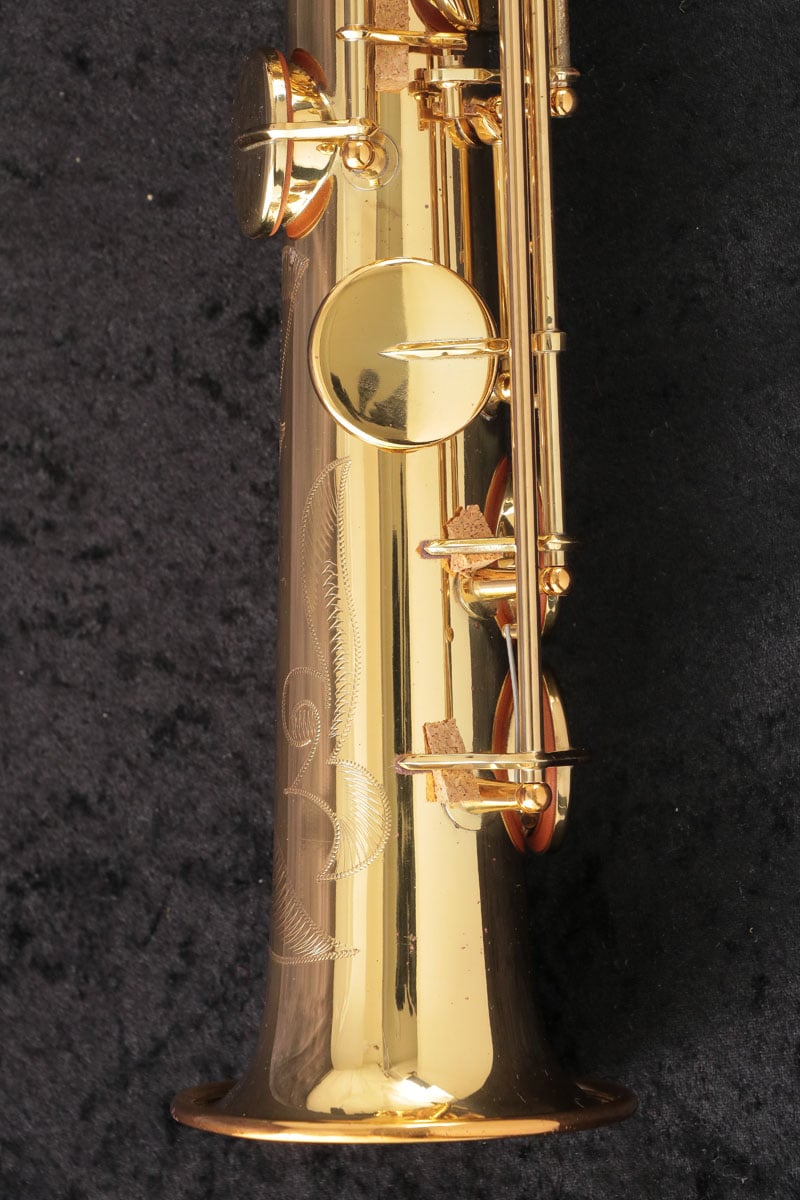 [SN 4457] USED YAMAHA / YSS-62 Soprano saxophone SN.4xxx all tampos replaced [03]