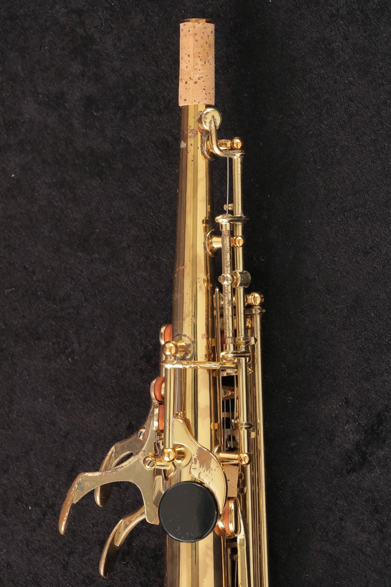 [SN 4457] USED YAMAHA / YSS-62 Soprano saxophone SN.4xxx all tampos replaced [03]
