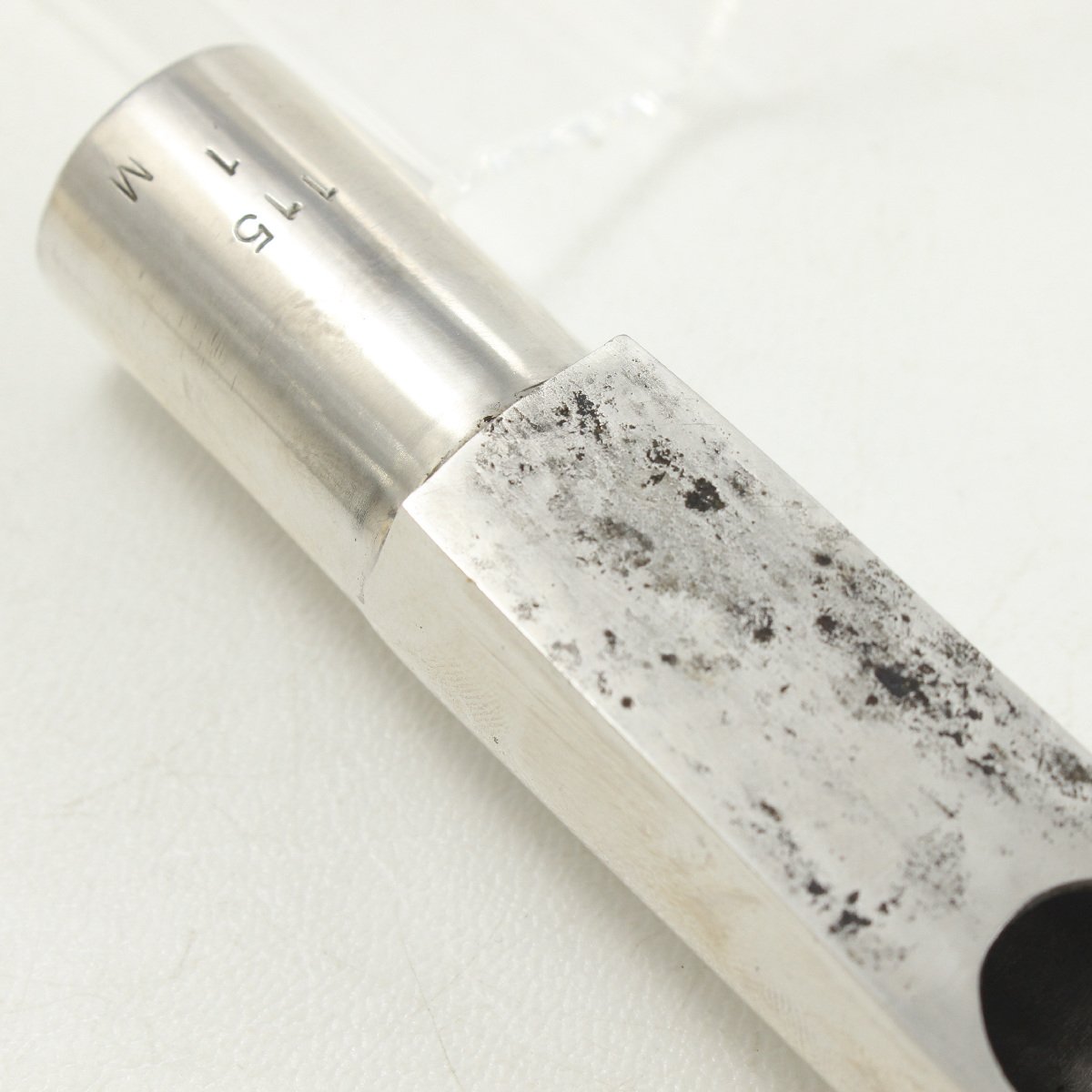 USED BERG LARSEN / Tenor Stainless 115/1/Offset M (Refaced) for tenor [03]