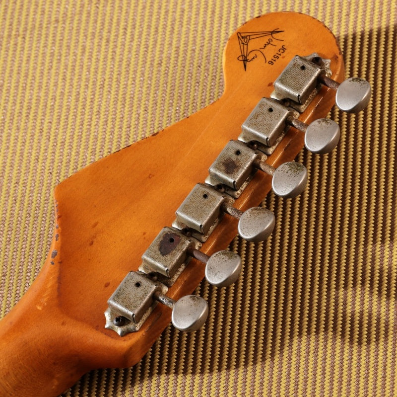 [SN JC1516] USED FENDER CUSTOM SHOP / Master Built Series 1957 Stratocaster Relic Fiesta Red By Jhon Cruz [03]