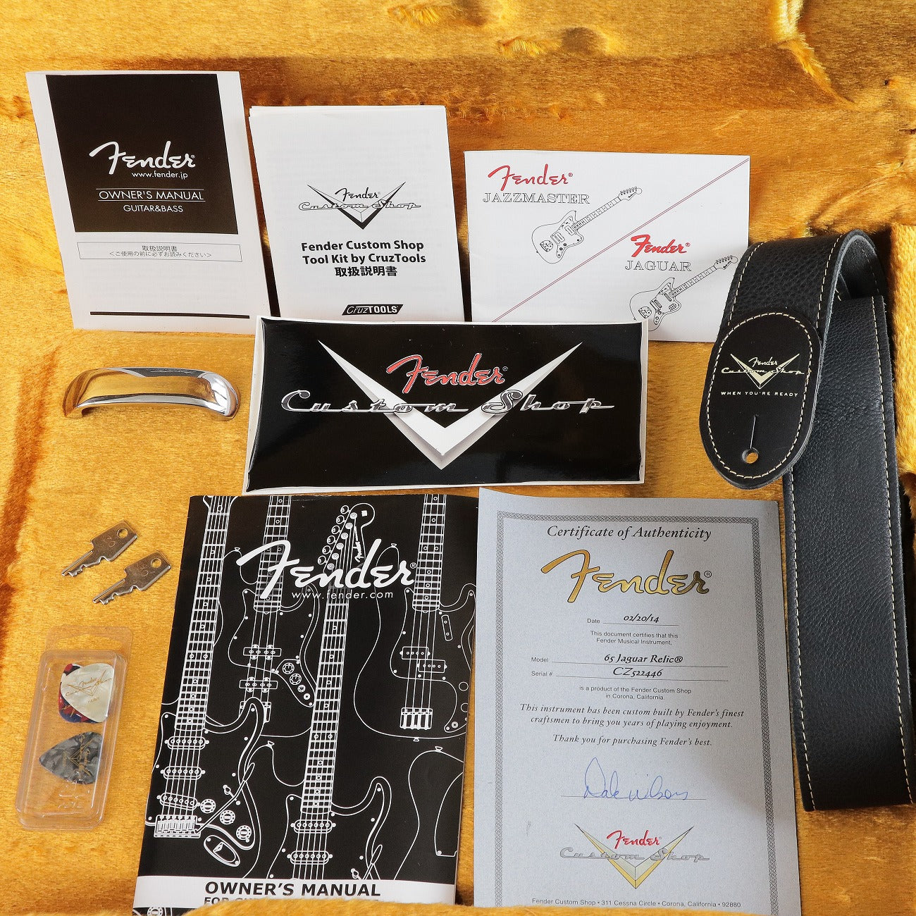 [SN CZ522446] USED Fender Custom Shop / 1965 Jaguar Relic Black Over 3TS by Dale Wilson [03]