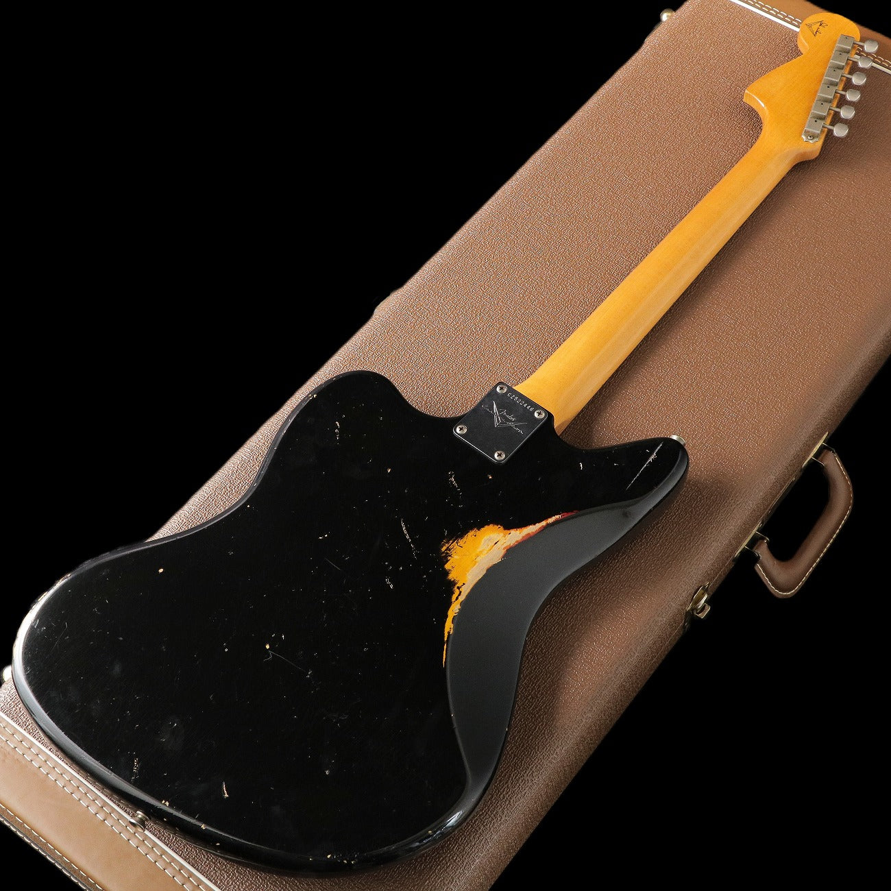 [SN CZ522446] USED Fender Custom Shop / Master Built 1965 JAGUAR Relic Black on Sunburst by Dale Wilson [05]