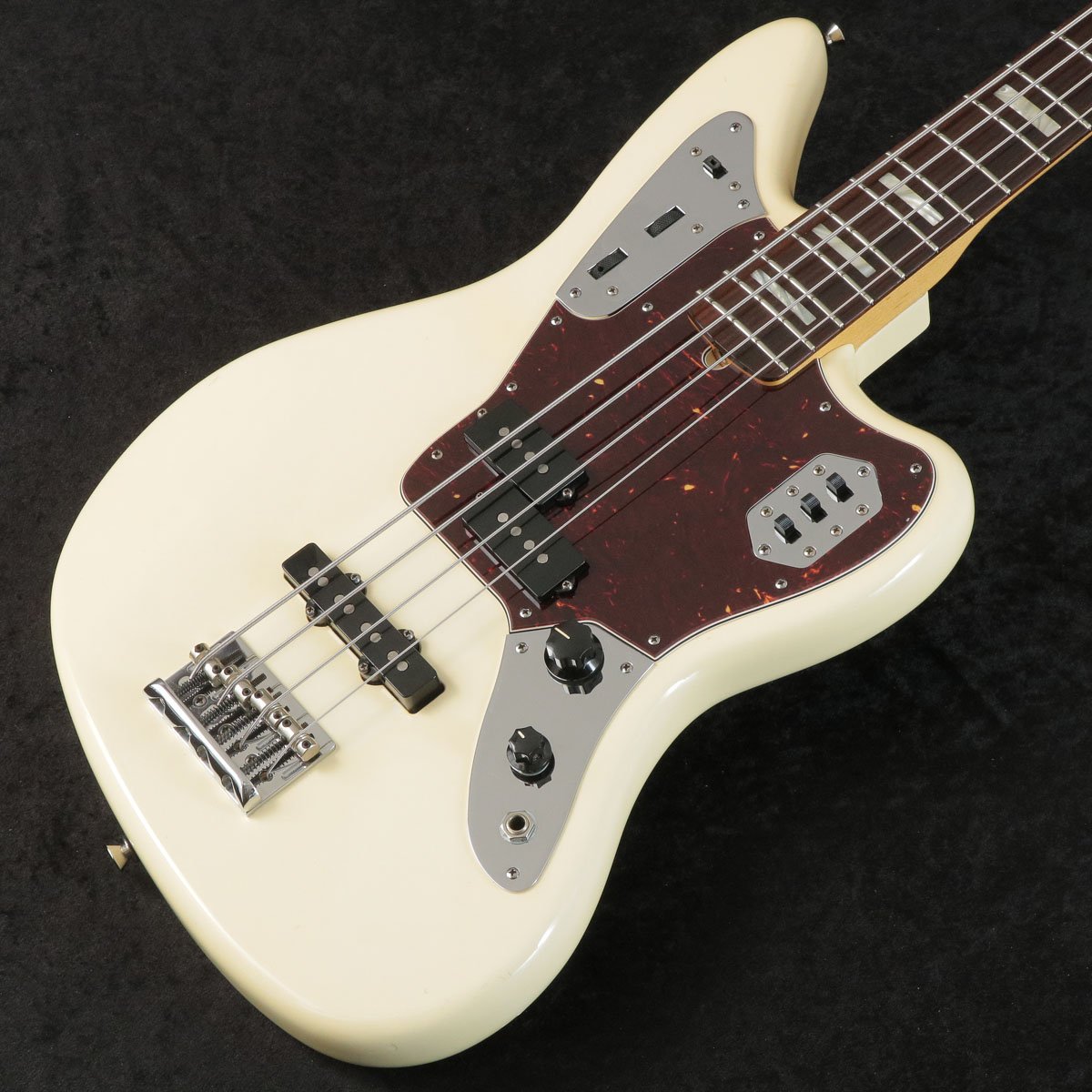 [SN US14045643] USED FENDER USA / American Standard Jaguar Bass Modified Olympic White [03]