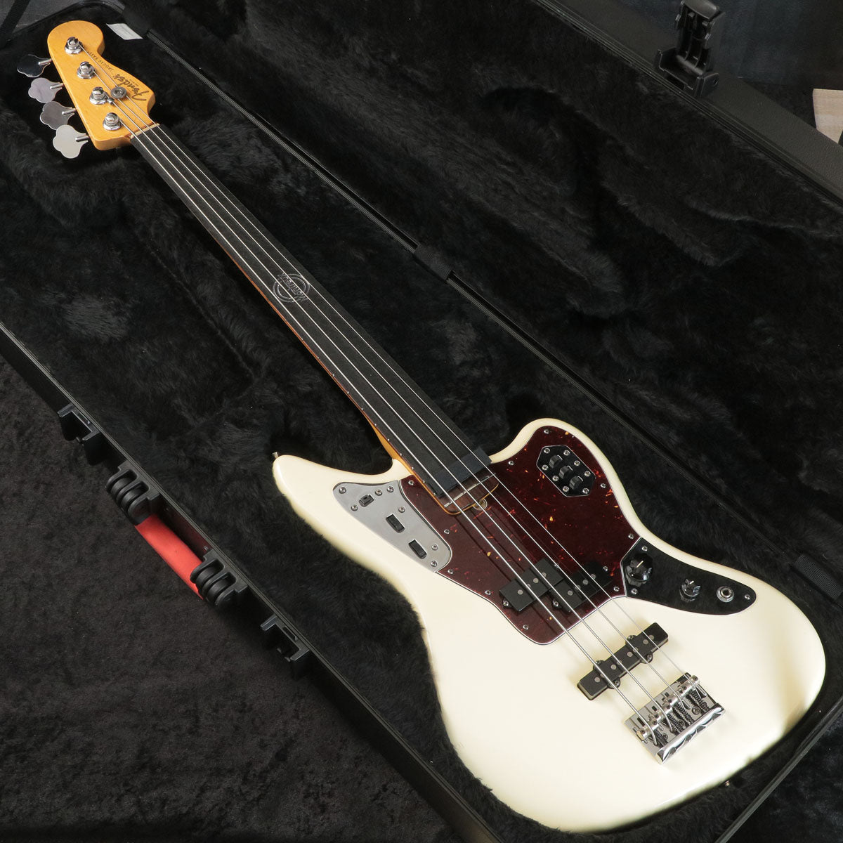 [SN US14045643] USED FENDER USA / American Standard Jaguar Bass Modified Olympic White [03]