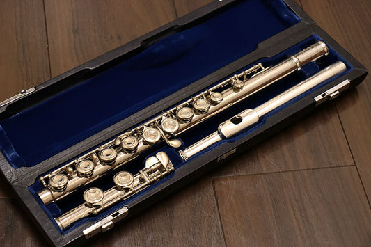 [SN Z7692] USED MURAMATSU M-120 Silver Head Flute [10]