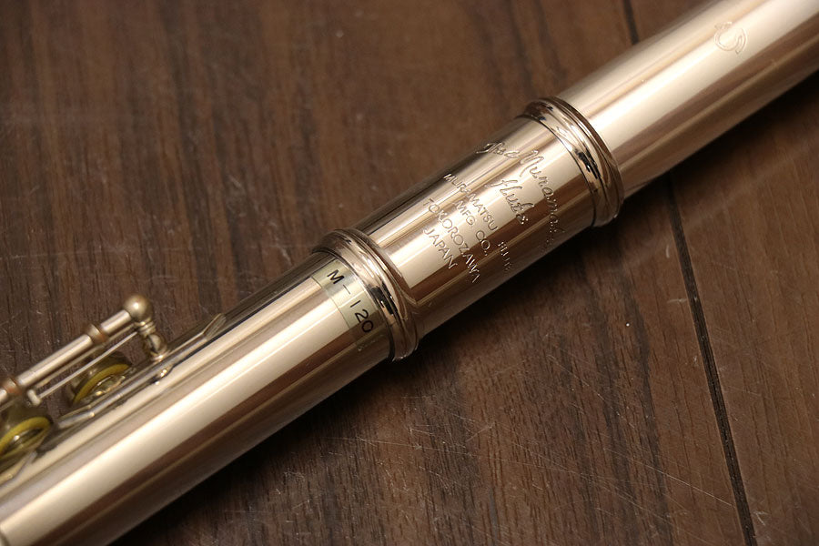 [SN Z7692] USED MURAMATSU M-120 Silver Head Flute [10]
