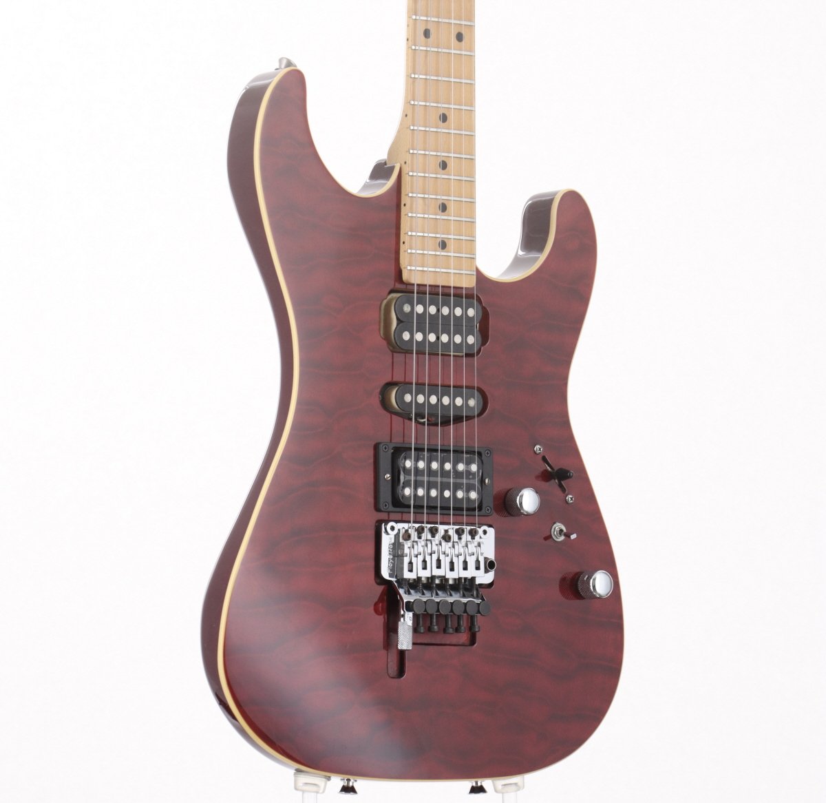 [SN 43807] USED SCHECTER / NV-III Modified See Thru Red [03]