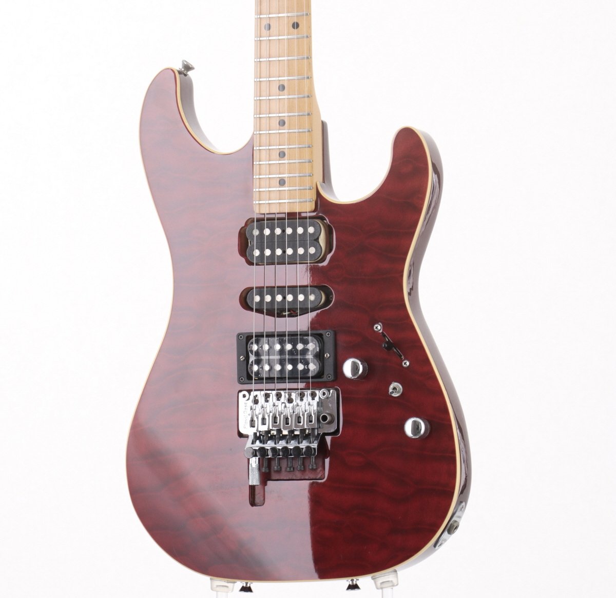 [SN 43807] USED SCHECTER / NV-III Modified See Thru Red [03]