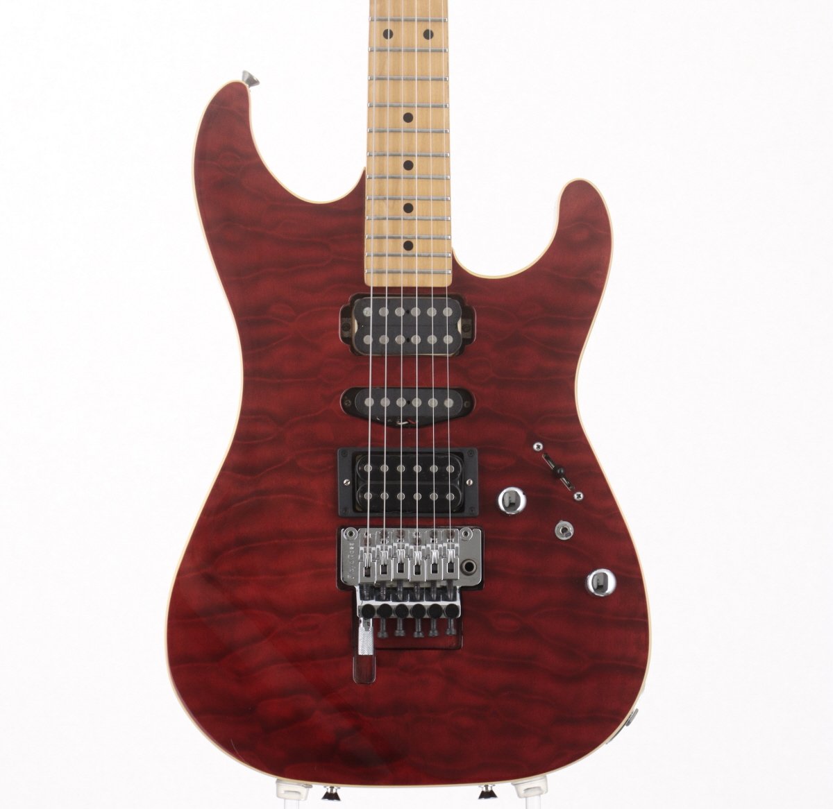 [SN 43807] USED SCHECTER / NV-III Modified See Thru Red [03]