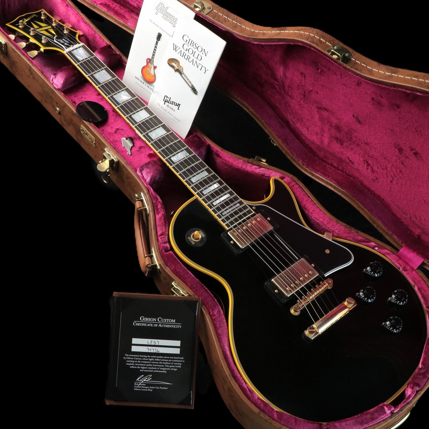 [SN 74736] USED GIBSON CUSTOM SHOP / Historic Collection 1957 Les Paul Custom VOS Ebony [03]
