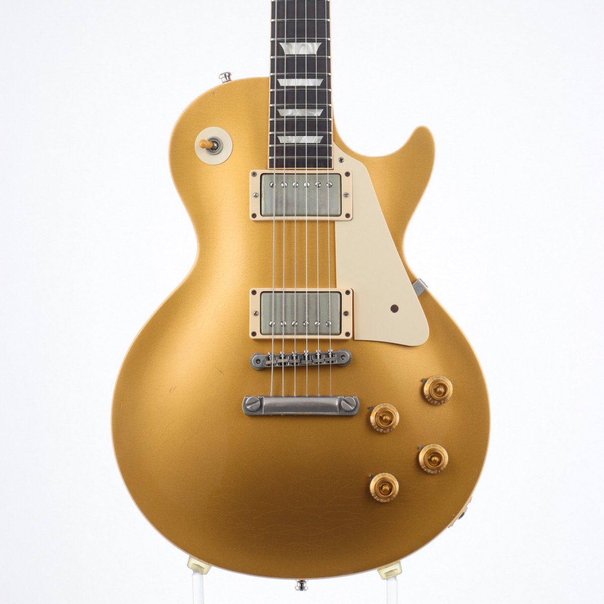[SN 7 0387] USED Gibson Custom / Historic Collection 1957 Les Paul Gold Top Reissue VOS Double Gold [11]