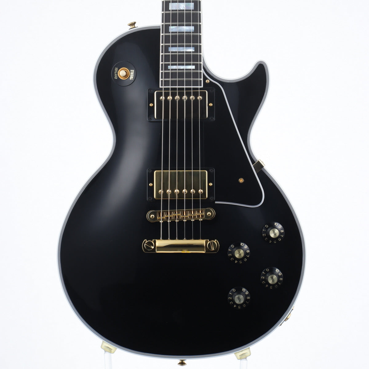 [SN CS404343] USED Gibson Custom Shop / Japan Limited Run Les Paul Custom Ebony Fingerboard Waffle Back-Tuners VOS Ebony [12]