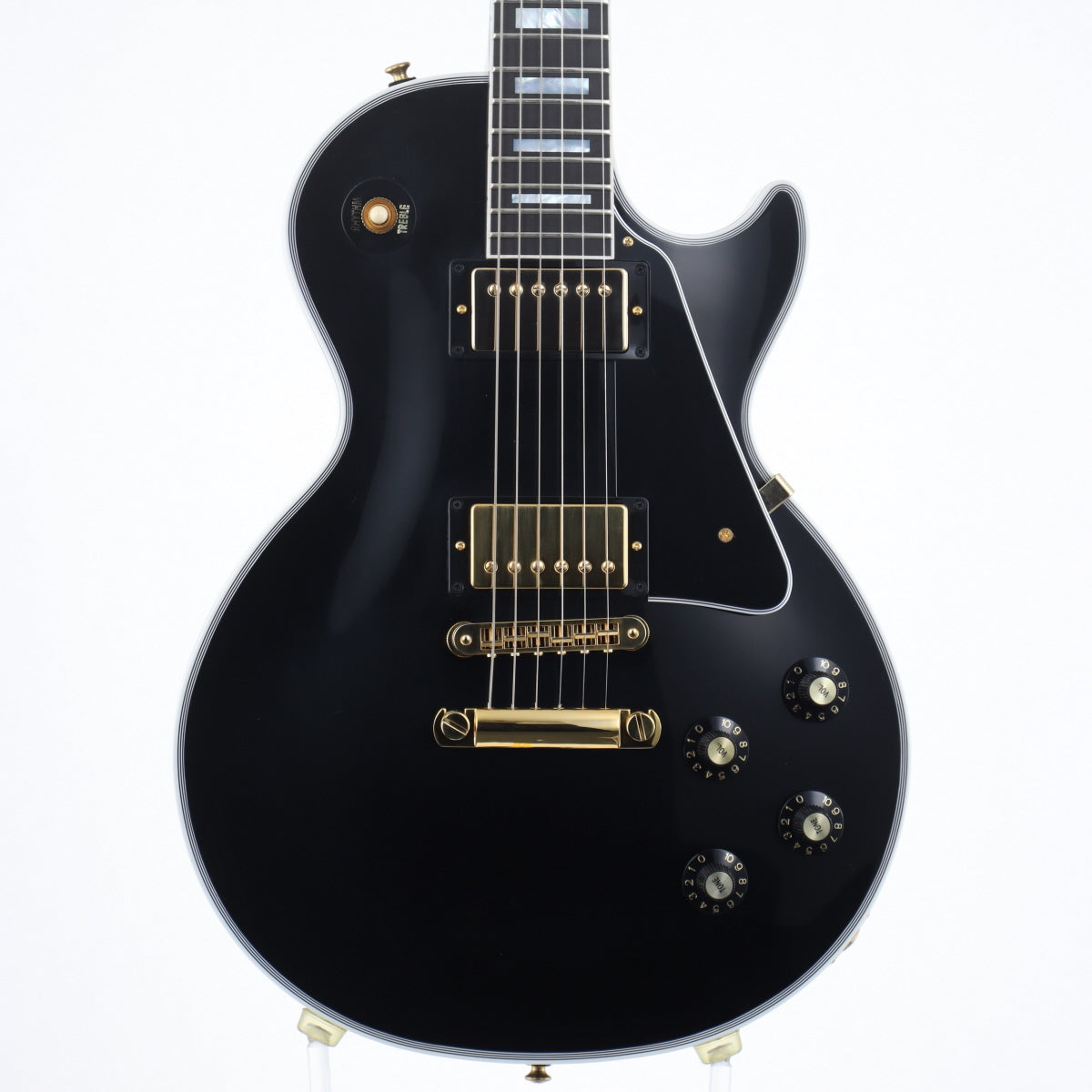 [SN CS404343] USED Gibson Custom Shop / Japan Limited Run Les Paul Custom Ebony Fingerboard Waffle Back-Tuners VOS Ebony [12]