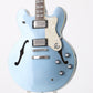 [SN 11041501538] USED Epiphone / LIMITED MODEL Riviera-II Metallic Light Blue [3.40kg / 2011] Epiphone Riviera [08]