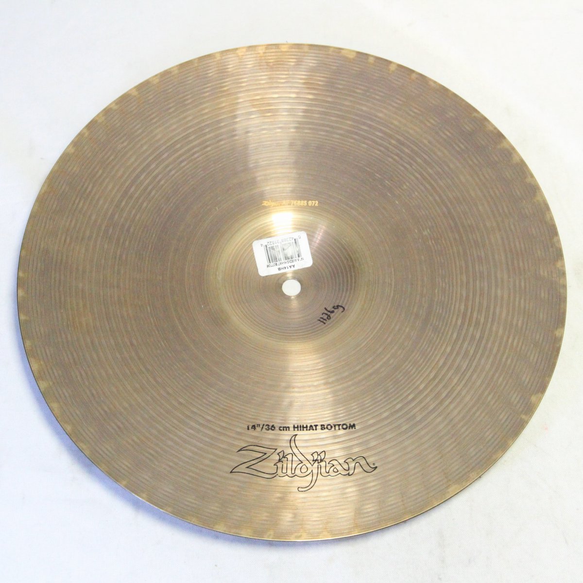 USED ZILDJIAN / AVEDIS HIHAT 14inch 910/1126g Zildjian Hi-Hat Cymbal [08]
