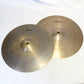 USED ZILDJIAN / AVEDIS HIHAT 14inch 910/1126g Zildjian Hi-Hat Cymbal [08]