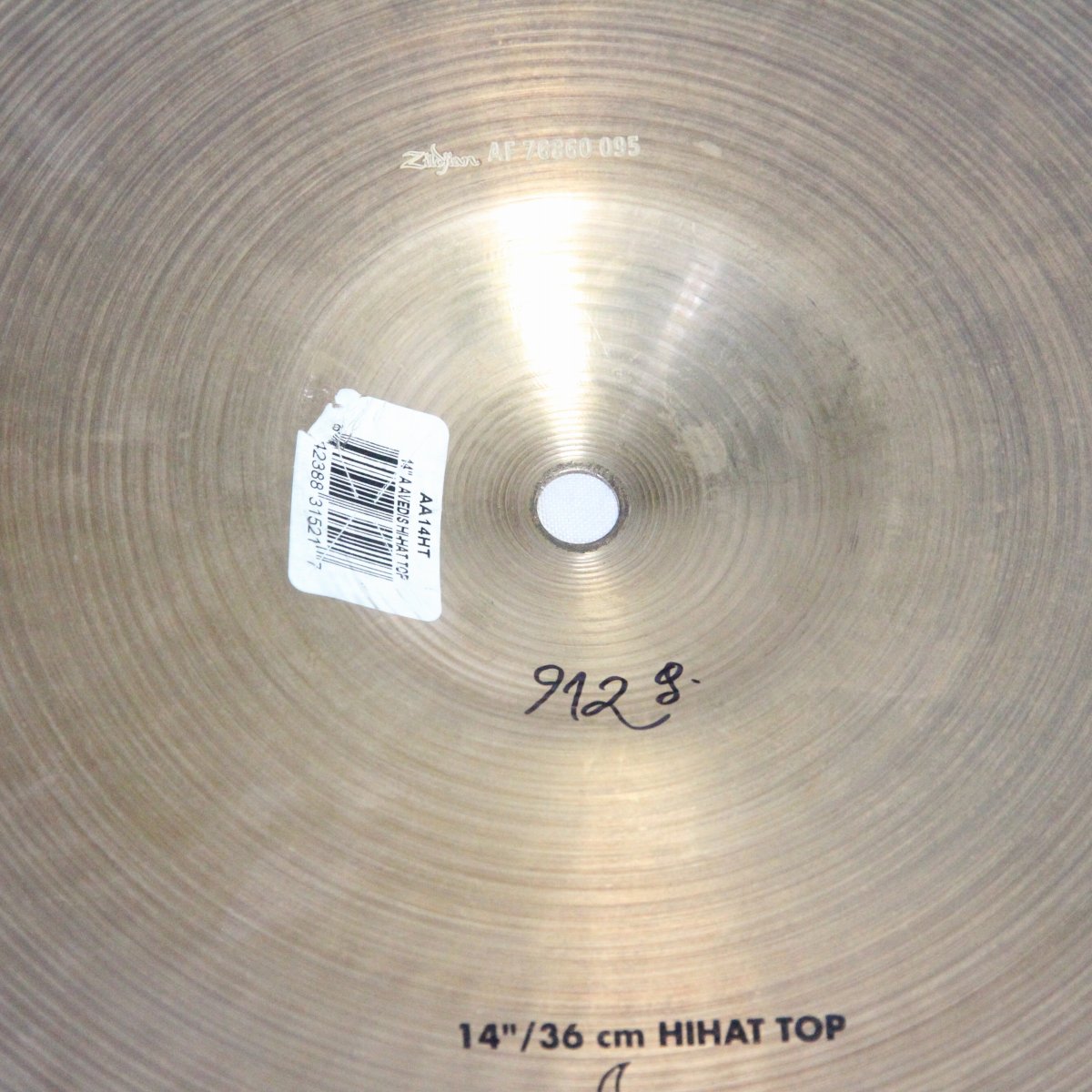 USED ZILDJIAN / AVEDIS HIHAT 14inch 910/1126g Zildjian Hi-Hat Cymbal [08]
