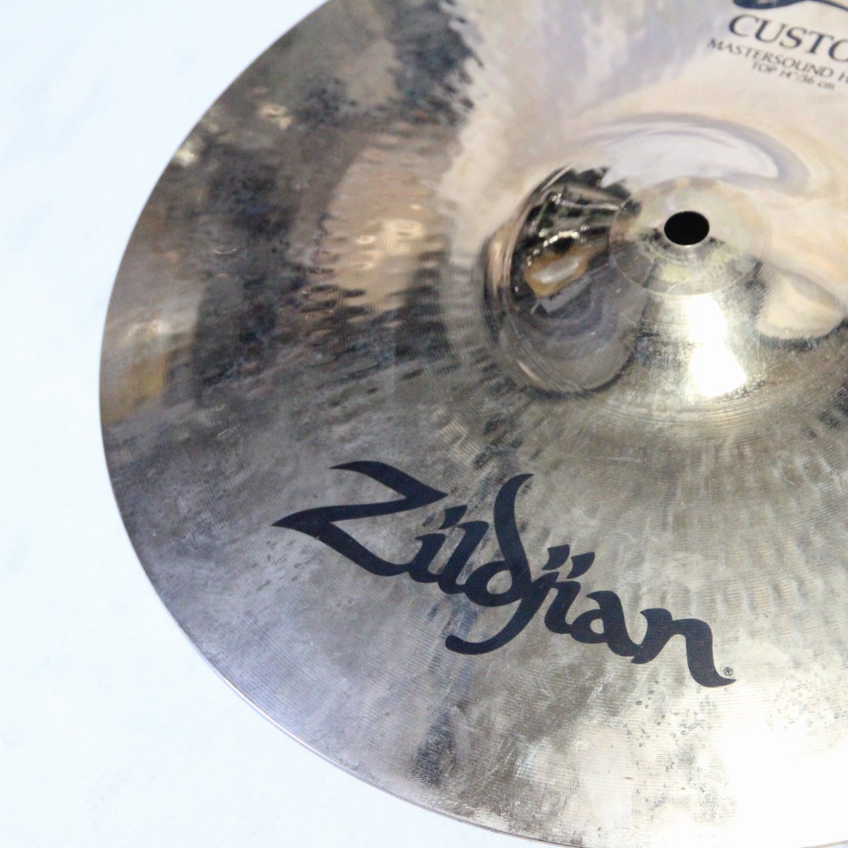 USED ZILDJIAN / A.Custom 14" 1030/1244g Mastersound Hihat Pair Hi Hat Cymbal [08]