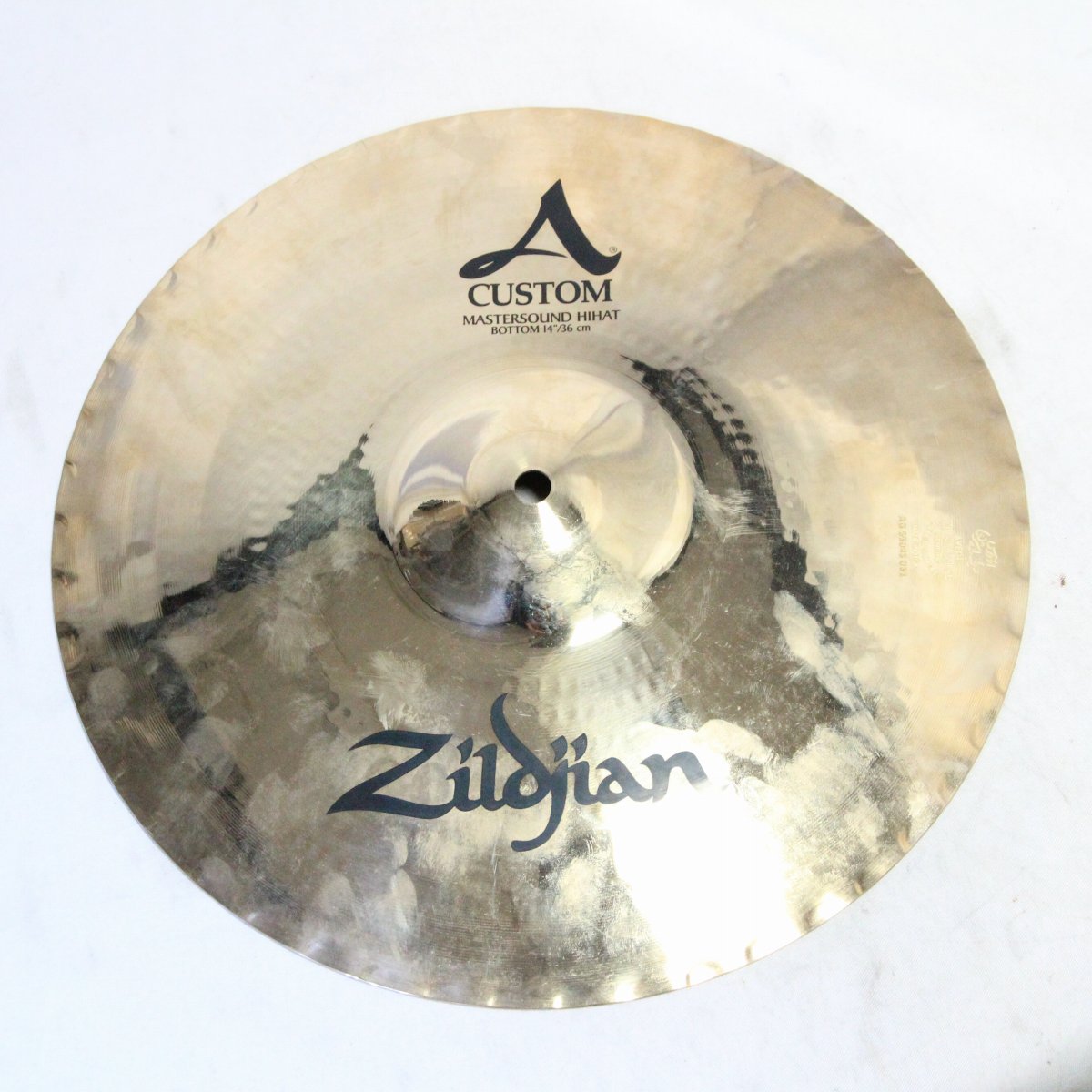 USED ZILDJIAN / A.Custom 14" 1030/1244g Mastersound Hihat Pair Hi Hat Cymbal [08]