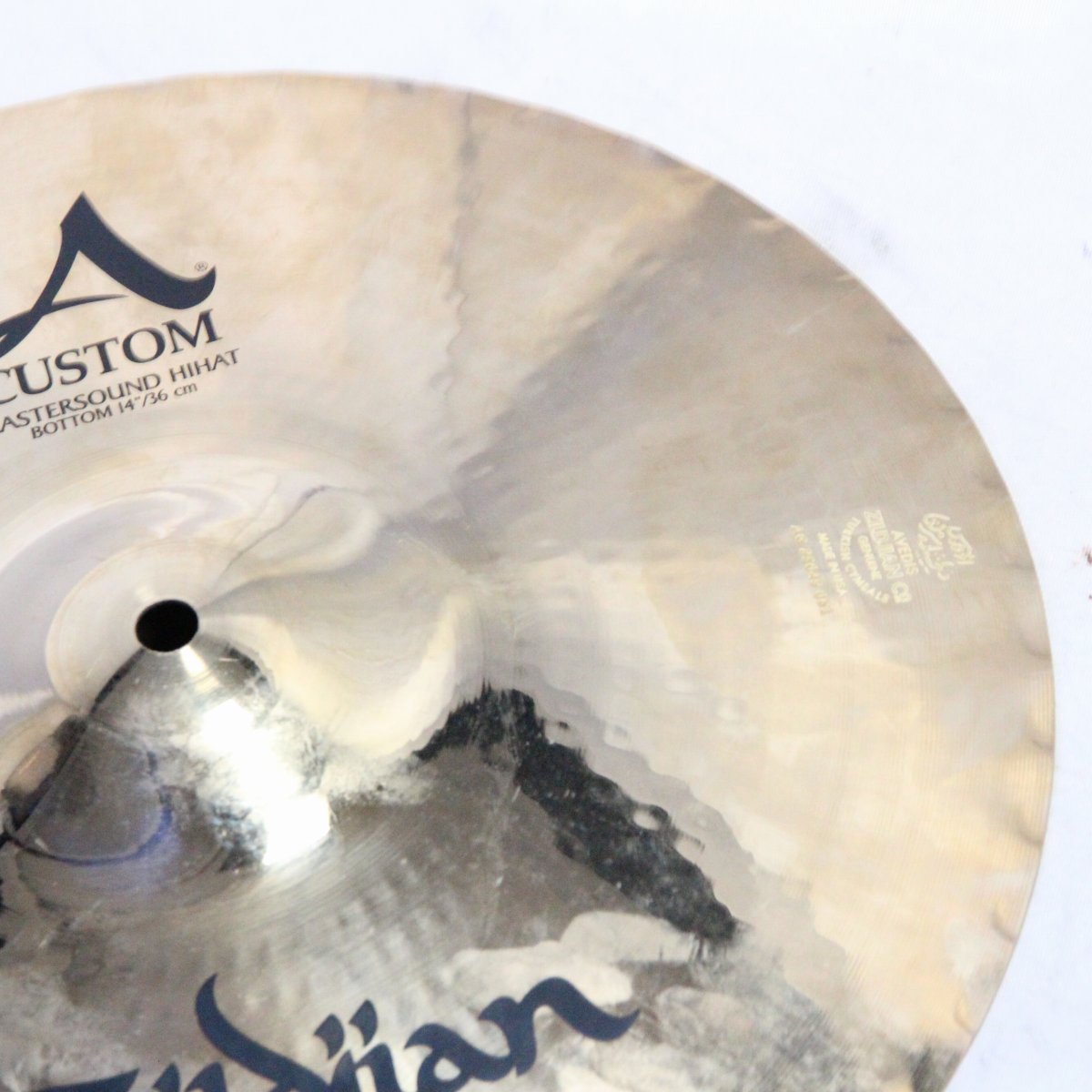 USED ZILDJIAN / A.Custom 14" 1030/1244g Mastersound Hihat Pair Hi Hat Cymbal [08]