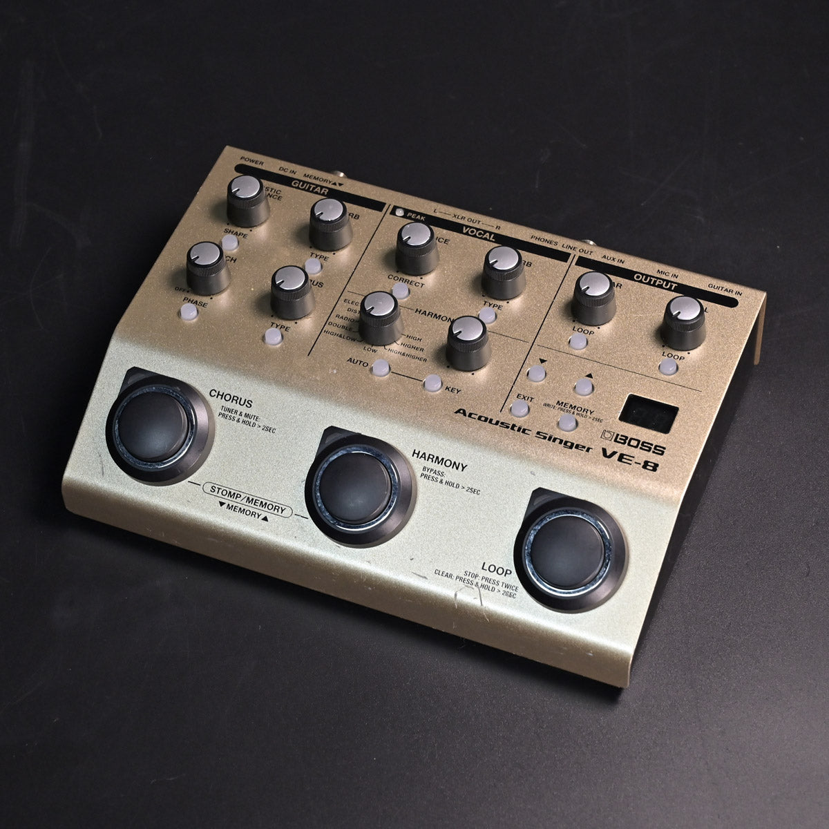 [SN A7J9934] USED BOSS / VE-8 Acoustic Singer Acoustic Multi-Effects Vocal Boss Effects [10]