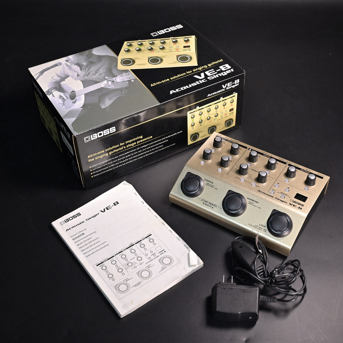 [SN A7J9934] USED BOSS / VE-8 Acoustic Singer Acoustic Multi-Effects Vocal Boss Effects [10]