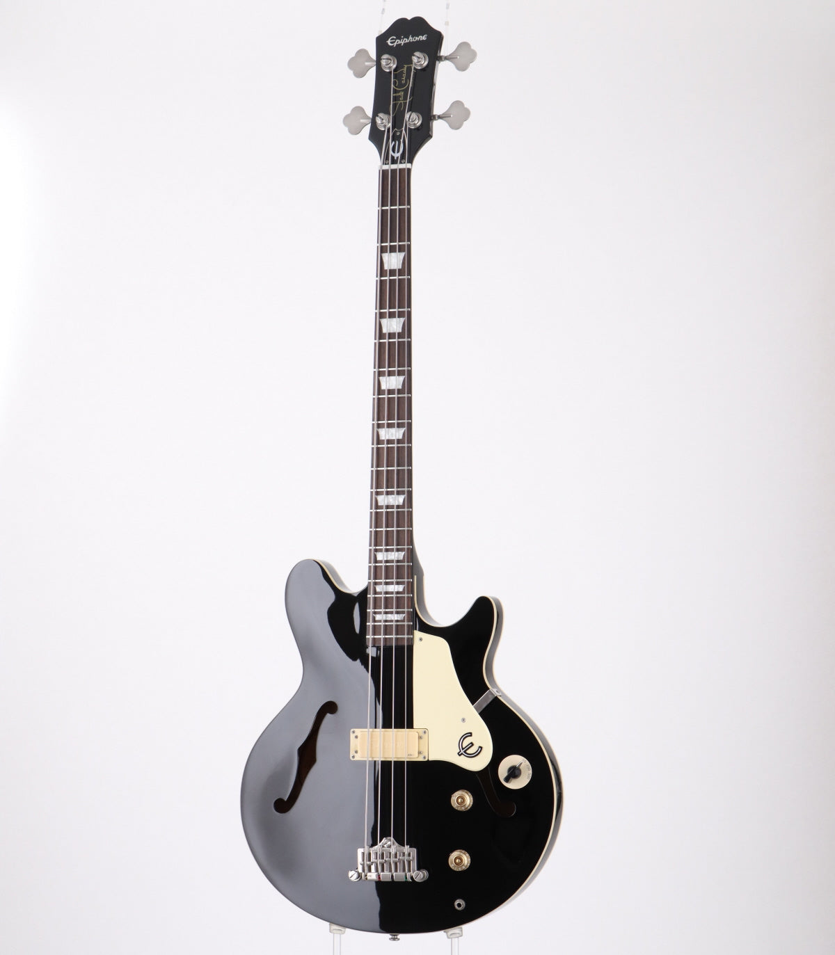 [SN 1306210084] USED Epiphone / Jack Casady Signature Bass Ebony [3.89kg / made in 2013] Epiphone Semi-Aco Bass [08]