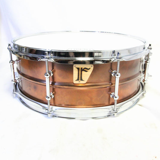 USED RIDDIM / Bronze Plated Brass 14 "x5.5" Snare Drum Riddim Snare Drum [08]