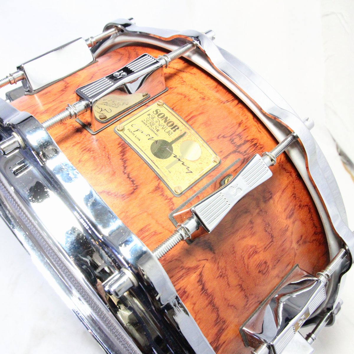 USED SONOR / HLD-581RH 14x6.5 Signature Series signature snare drum with case [08]