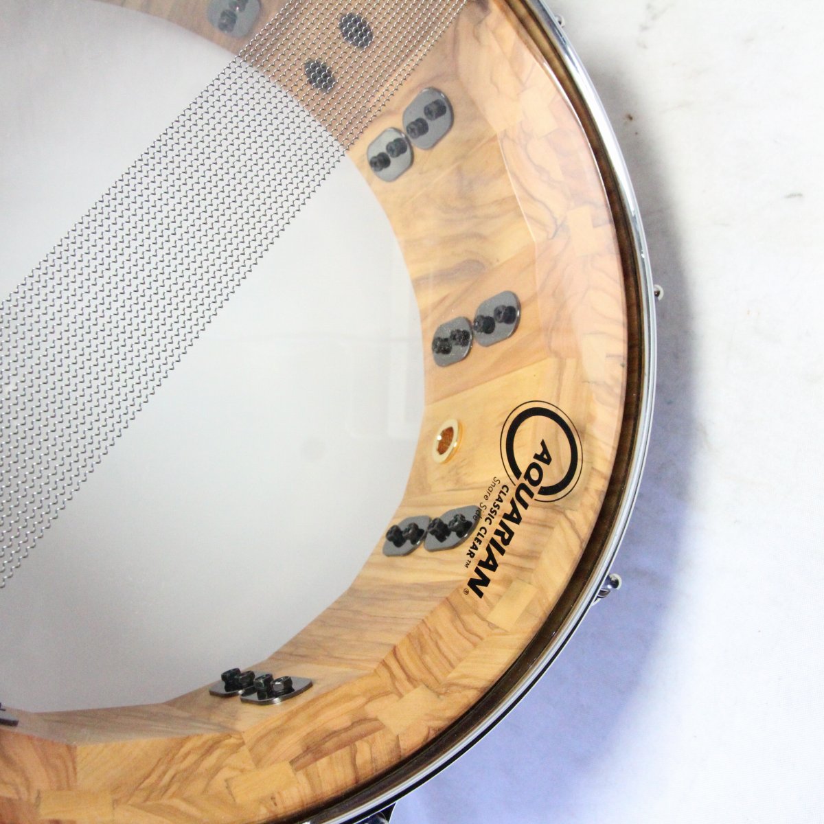 USED PEARL / OL1455S/C Olive Tree 14x5.5 Snare Drum with hard case [08]