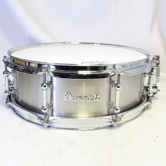 USED DUNNET / Stainless Steel Snare 14×5 Dunnet Stainless Steel Snare Drum [08]
