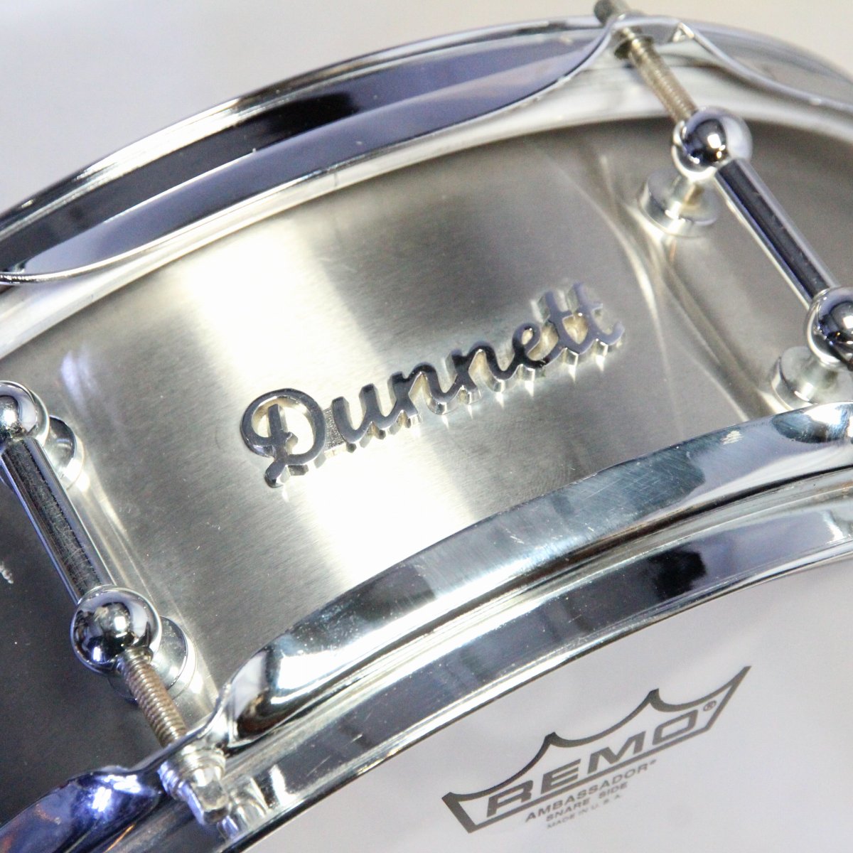USED DUNNET / Stainless Steel Snare 14×5 Dunnet Stainless Steel Snare Drum [08]