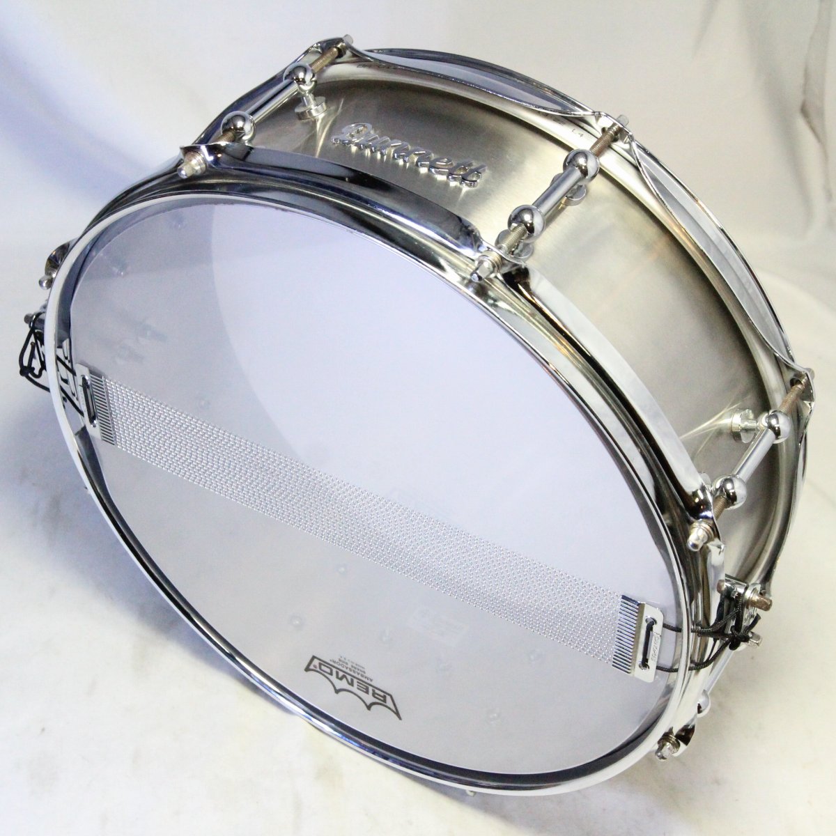 USED DUNNET / Stainless Steel Snare 14×5 Dunnet Stainless Steel Snare Drum [08]