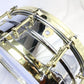 USED LUDWIG / LB400BBTM 14 x 5 COB RADIC chrome over brass snare drum [08]