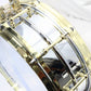 USED LUDWIG / LB400BBTM 14 x 5 COB RADIC chrome over brass snare drum [08]