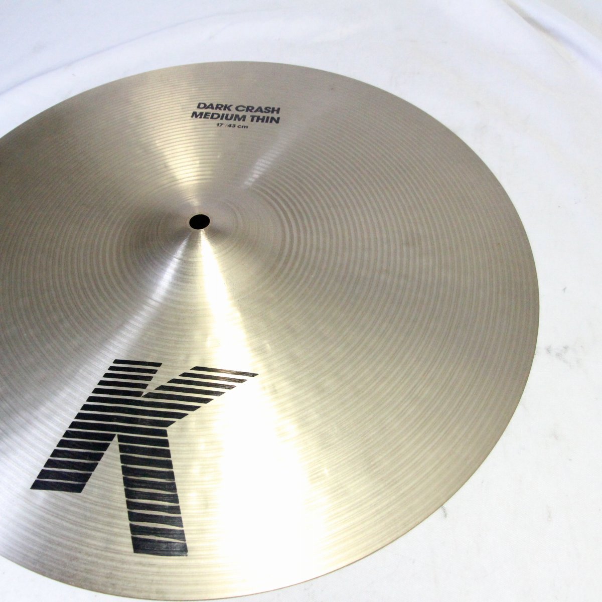 USED ZILDJIAN / 90s K.Zildjian DARK CRASH 17inch 1254g Zildjian Crash Cymbal [08]