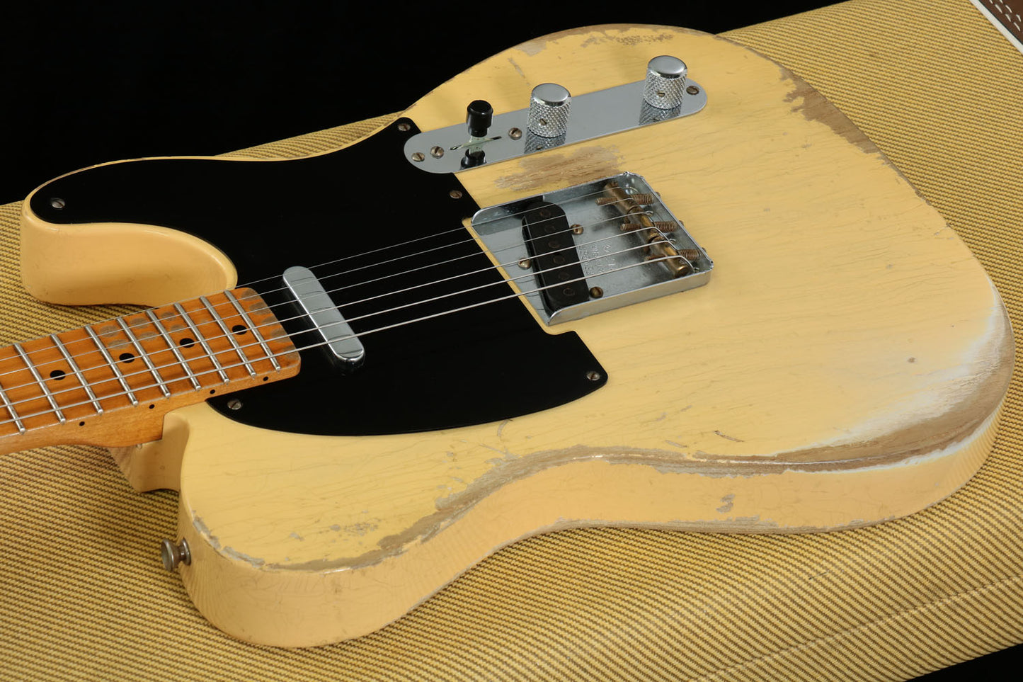[SN R15778] USED Fender Custom Shop / 1951 Heavy Relic Telecaster Maple Fingerboard Faded Nocaster Blonde [3.36kg/2016] [08]