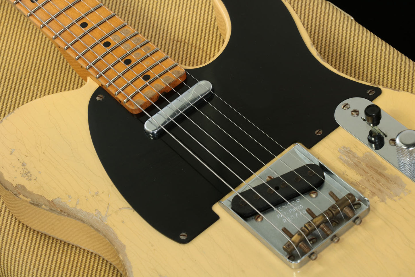 [SN R15778] USED Fender Custom Shop / 1951 Heavy Relic Telecaster Maple Fingerboard Faded Nocaster Blonde [3.36kg/2016] [08]